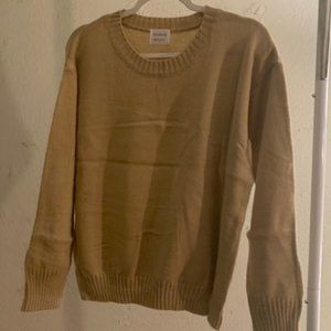 Monroll Women's Khaki Knit Sweater OS (M-L) NIB